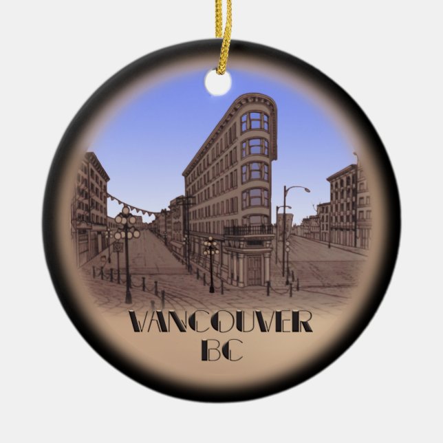 Vancouver Canada Ornament Custom Vancouver Gifts (Front)