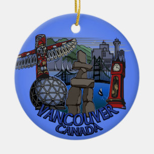 Vancouver Canada Ornament Personalised Souvenirs