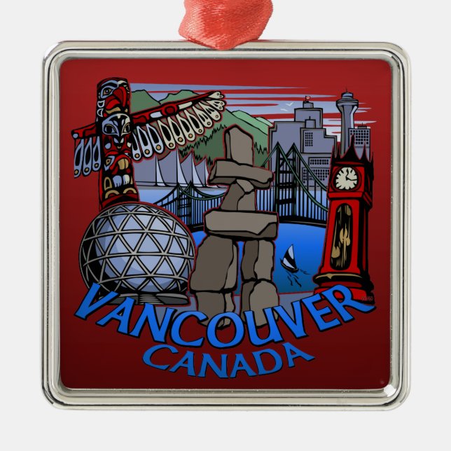 Vancouver Canada Ornament Souvenir Decoration (Front)