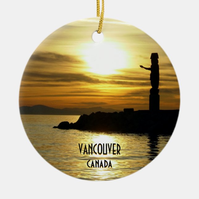 Vancouver Canada Ornament W.Vancouver Souvenirs (Front)