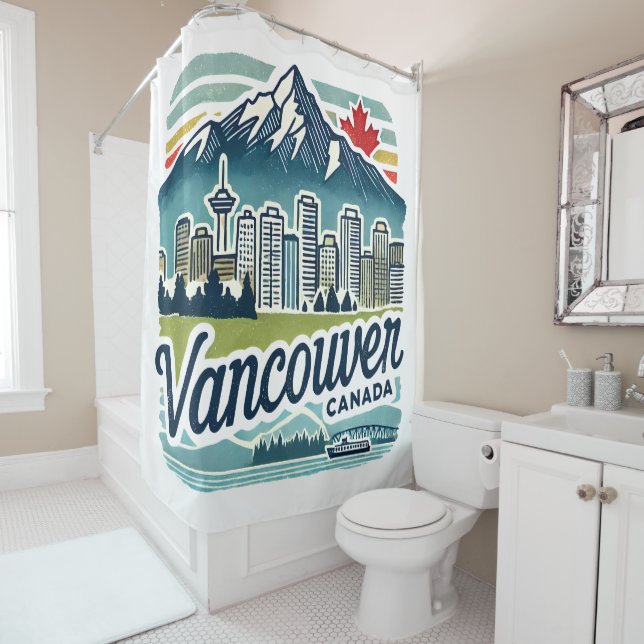 Vancouver Canada  Shower Curtain (In Situ)