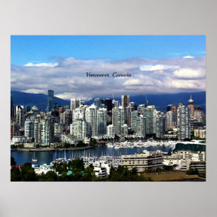 Vancouver, Canada skyline Poster