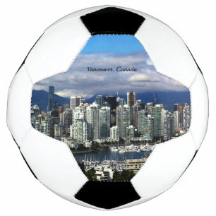 Vancouver, Canada skyline Soccer Ball