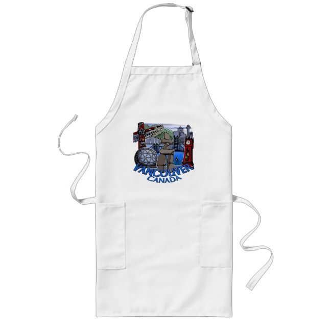 Vancouver Canada Souvenir Apron & Cooking Gifts (Front)