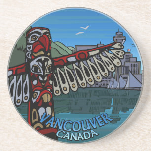 Vancouver Canada Souvenir Coaster Vancouver Gifts