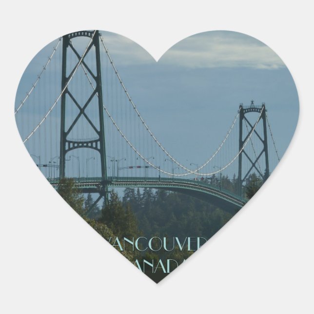 Vancouver Canada Stickers Lions Gate Souvenirs (Front)