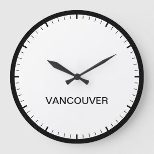 Vancouver Canada Time Zone Newsroom Clock