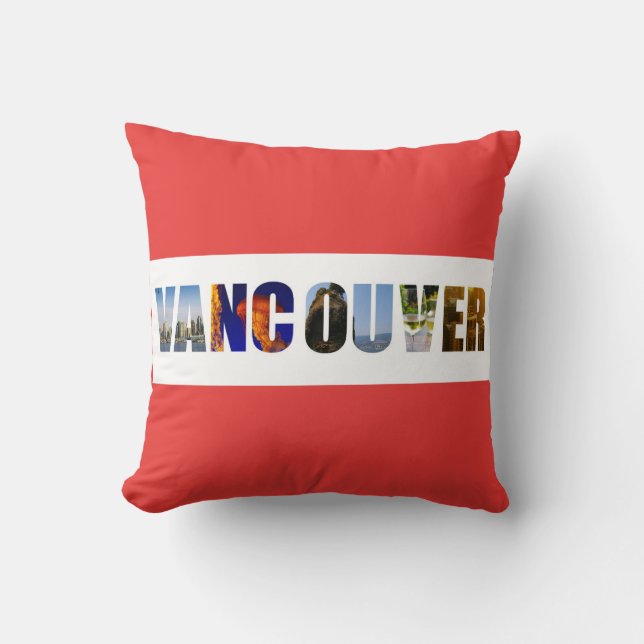 Vancouver Canada Travel Photos Cushion (Front)