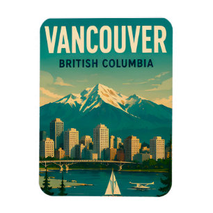 Vancouver Canada Travel Souvenir Magnet