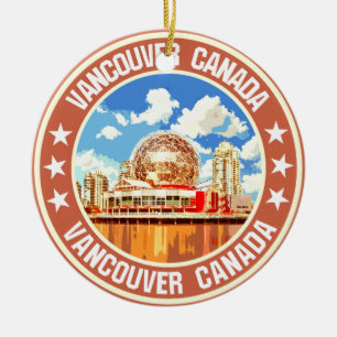 Vancouver Ceramic Ornament