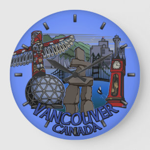 Vancouver Clock Gifts Decor First Nations Clock