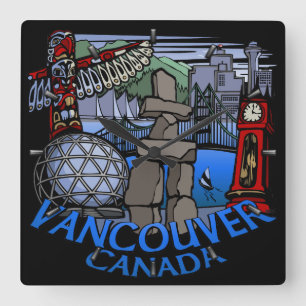 Vancouver Clock Gifts Decor First Nations Clock