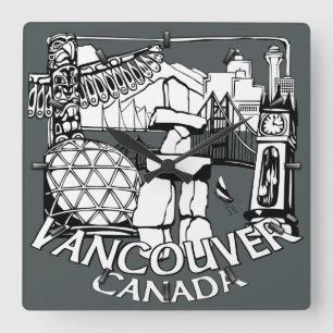 Vancouver Clock Gifts Decor First Nations Clock