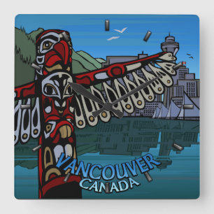 Vancouver Clock Gifts Decor First Nations Clock