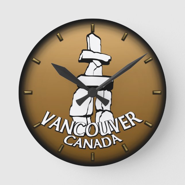 Vancouver Clock Gifts Decor First Nations Clock (Front)