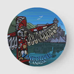 Vancouver Clock Gifts Decor Vancouver Wall Clock