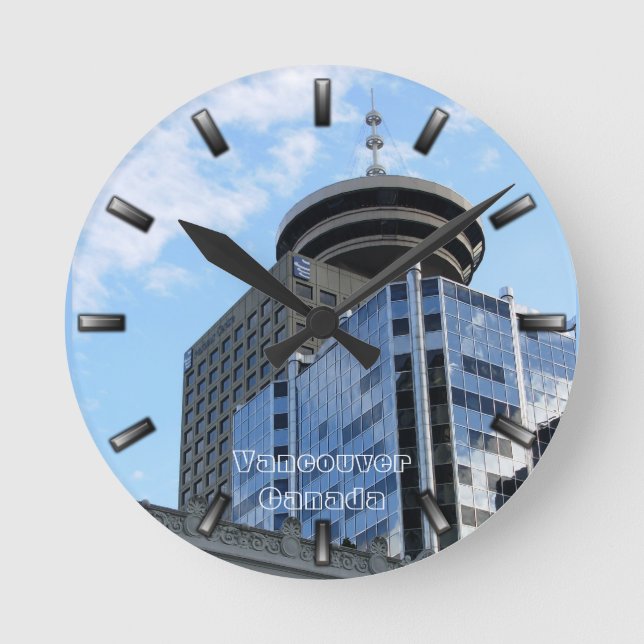 Vancouver Clock Personalized Vancouver Wall Clock (Front)