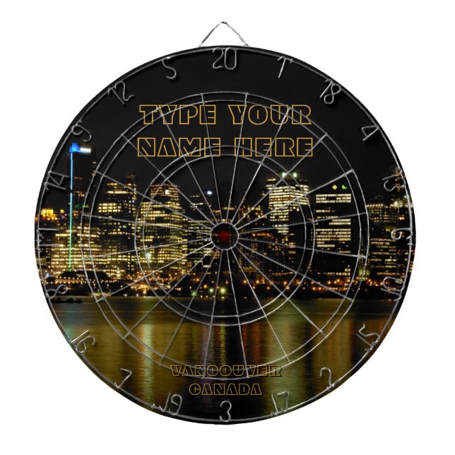 Vancouver Dartboard Vancouver Souvenir Dartboard (Front)