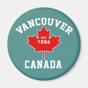 Vancouver Flag Est 1886 Canada Independence Day Magnet