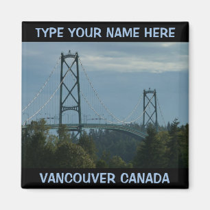 Vancouver Fridge Magnets Personalised Souvenir
