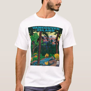 Vancouver Island Advertising Poster T-Shirt