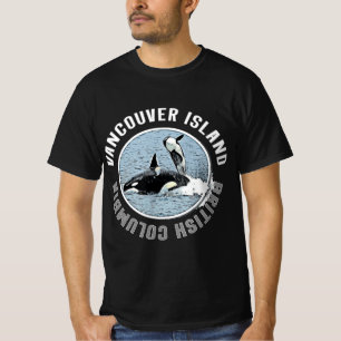 Vancouver Island BC Canada Orca Whales Adventure K T-Shirt