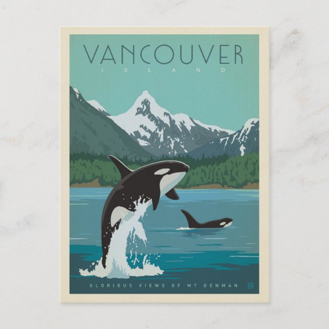 Vancouver Island | Killer Whales Postcard (Front)