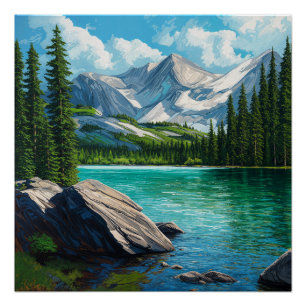 Vancouver Island Nature Art Poster