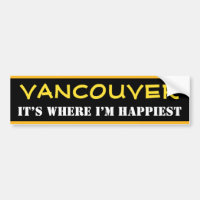 "VANCOUVER" - "IT’S WHERE I’M HAPPIEST" (Canada)