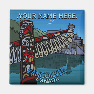 Vancouver Magnet Personalised Vancouver Magnet