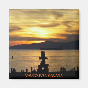 Vancouver Magnet Souvenir Sunset Beach Magnets