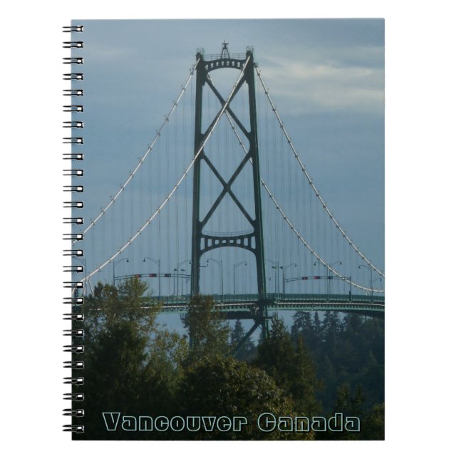 Vancouver Notebook Vancouver Cityscape Souvenir (Front)