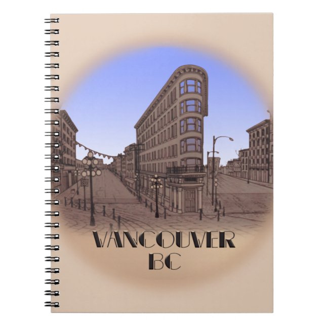 Vancouver Notebook Vancouver Gastown Souvenir (Front)