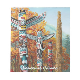 Vancouver Notepad Personalised Vancouver Souvenir