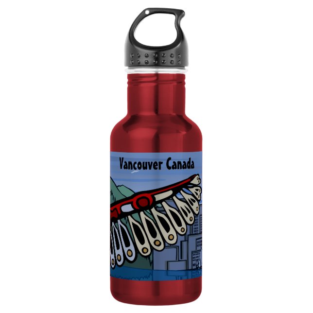 Vancouver Personalised Vancouver 532 Ml Water Bottle (Front)