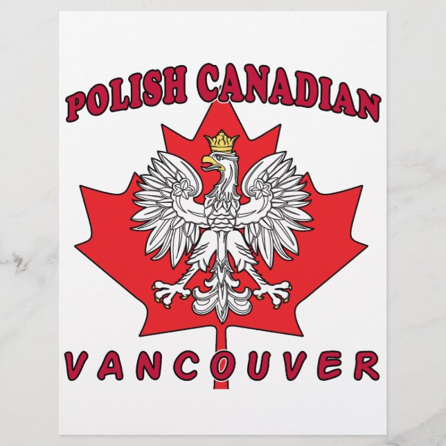 Vancouver Polish Canadian Leaf Flyer (Front)