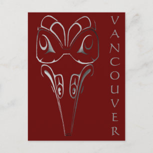 Vancouver Postcards Totem Pole Landmarks Art Cards
