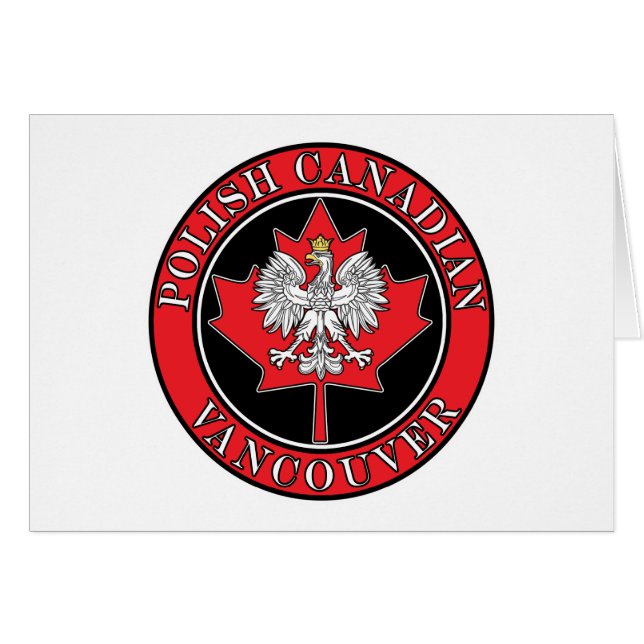 Vancouver Round Polish Canadian Leaf (Front Horizontal)