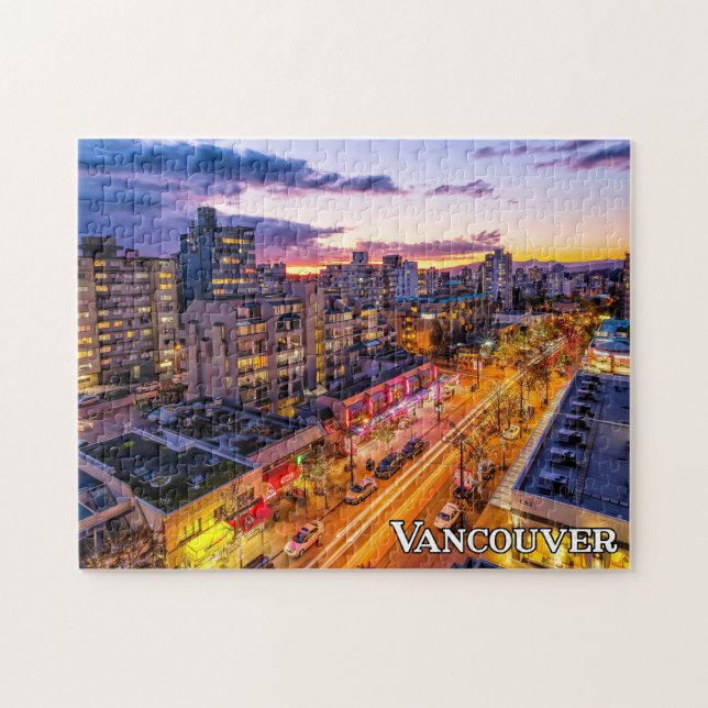 Vancouver Skyline, British Columbia, Canada Jigsaw Puzzle (Horizontal)