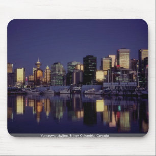 Vancouver skyline, British Columbia, Canada Mouse Pad