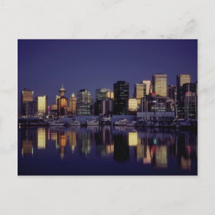 Vancouver skyline, British Columbia, Canada Postcard