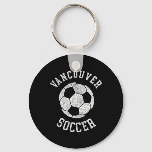 Vancouver Soccer Retro Distressed 90's Vintage  Key Ring