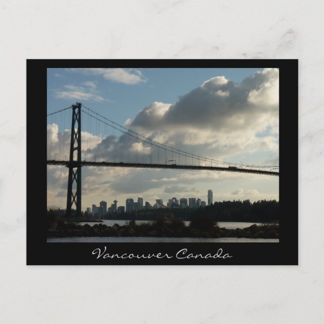 Vancouver Souvenir Postcard Totem Pole Personalise (Front)