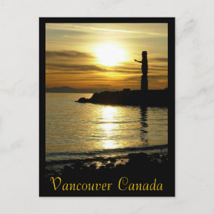 Vancouver Souvenir Postcards Totem Pole Landmarks
