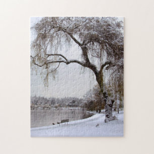 Vancouver Souvenir Puzzle Lost Lagoon Winter