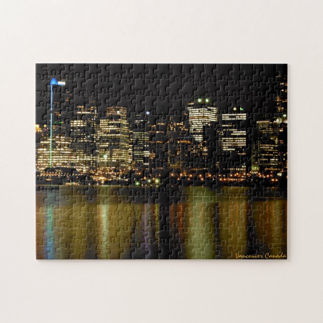 Vancouver Souvenir Puzzle Vancouver Cityscape Gift (Horizontal)