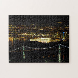 Vancouver Souvenir Puzzle Vancouver Skyline Puzzle