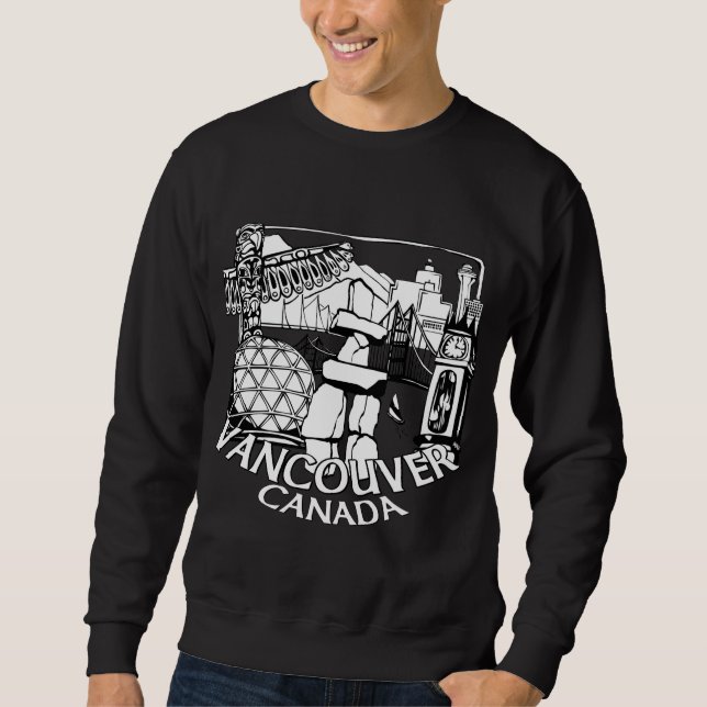 Vancouver Souvenir Sweatshirt Vancouver Art Shirts (Front)