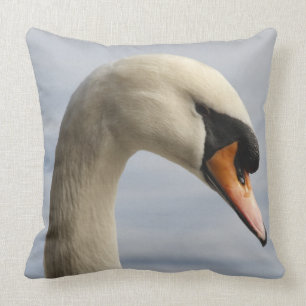 Vancouver, Stanley Park, Mute Swan (Cygnus olor) 2 Cushion
