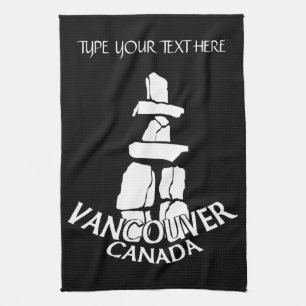 Vancouver Towel Personalised Vancouver Tea Towel